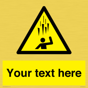 Custom Falling Ice sign